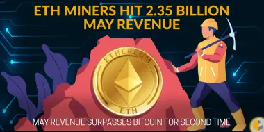 Why Ethereum Miners Hit $2.35 Billion Revenue In May, Surpassing Bitcoin for the Second Time