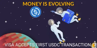 Money Is Evolving. Visa Leverages Ethereum to Accept First USDC Transaction.