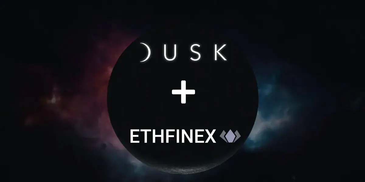 Dusk Network Collaborates with Ethfinex to host Dusk Token Sale